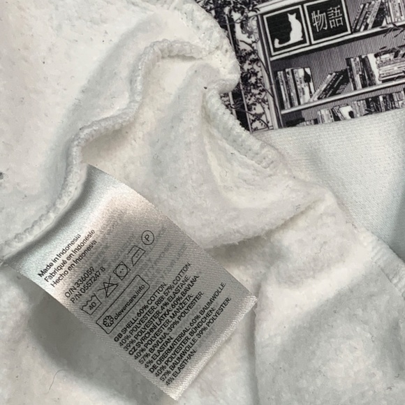 Women/Men's Bakemonogatari Tsubasa Hanekawa Custom Sweatshirt in White Size Med - Picture 3 of 4